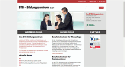 Desktop Screenshot of btb-bildungszentrum.de